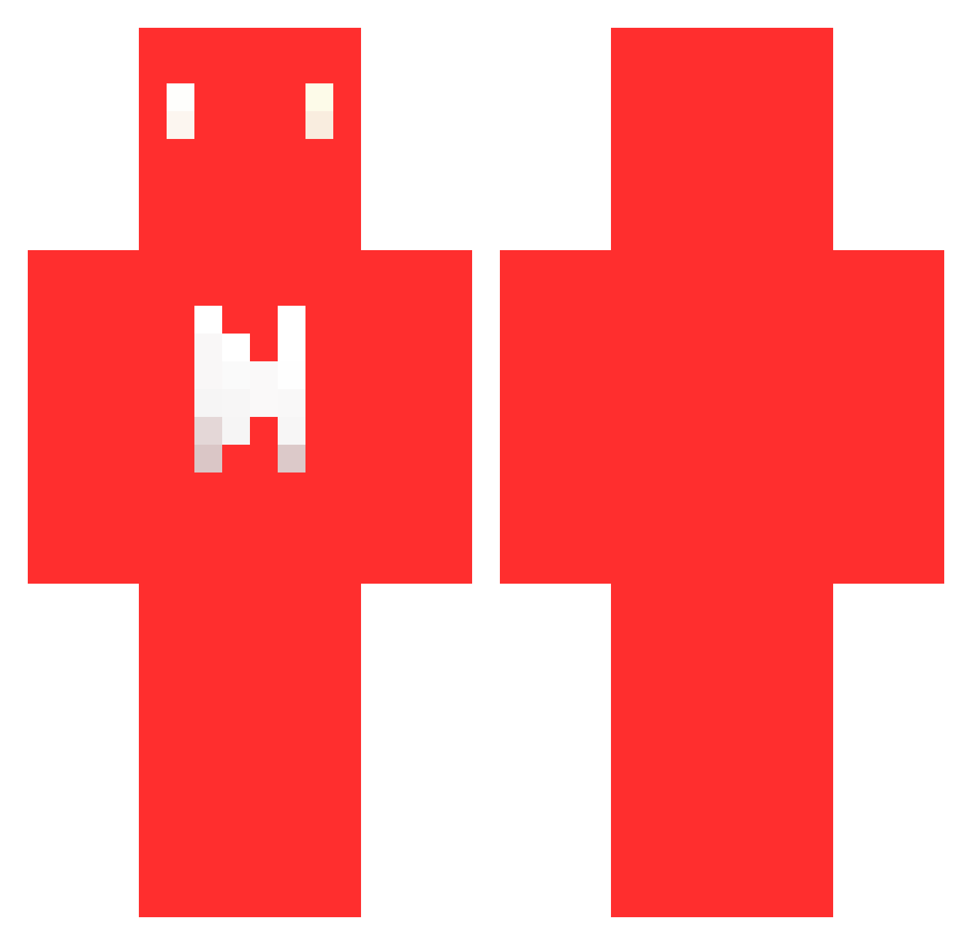 WillyWils Minecraft skin, front and back view