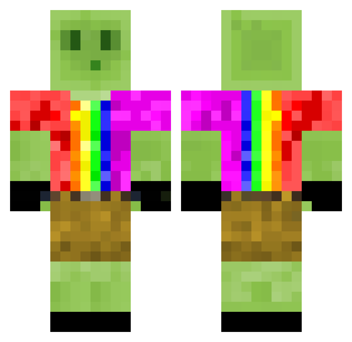 T0bler0ne_ Minecraft skin, front and back view