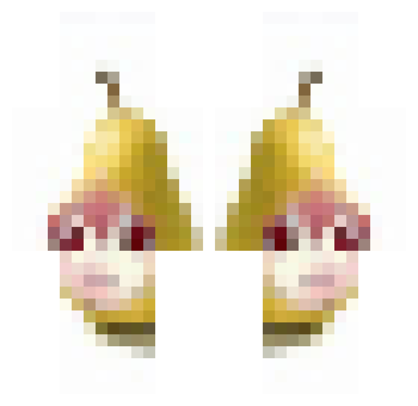 bumblebarq Minecraft skin, front and back view