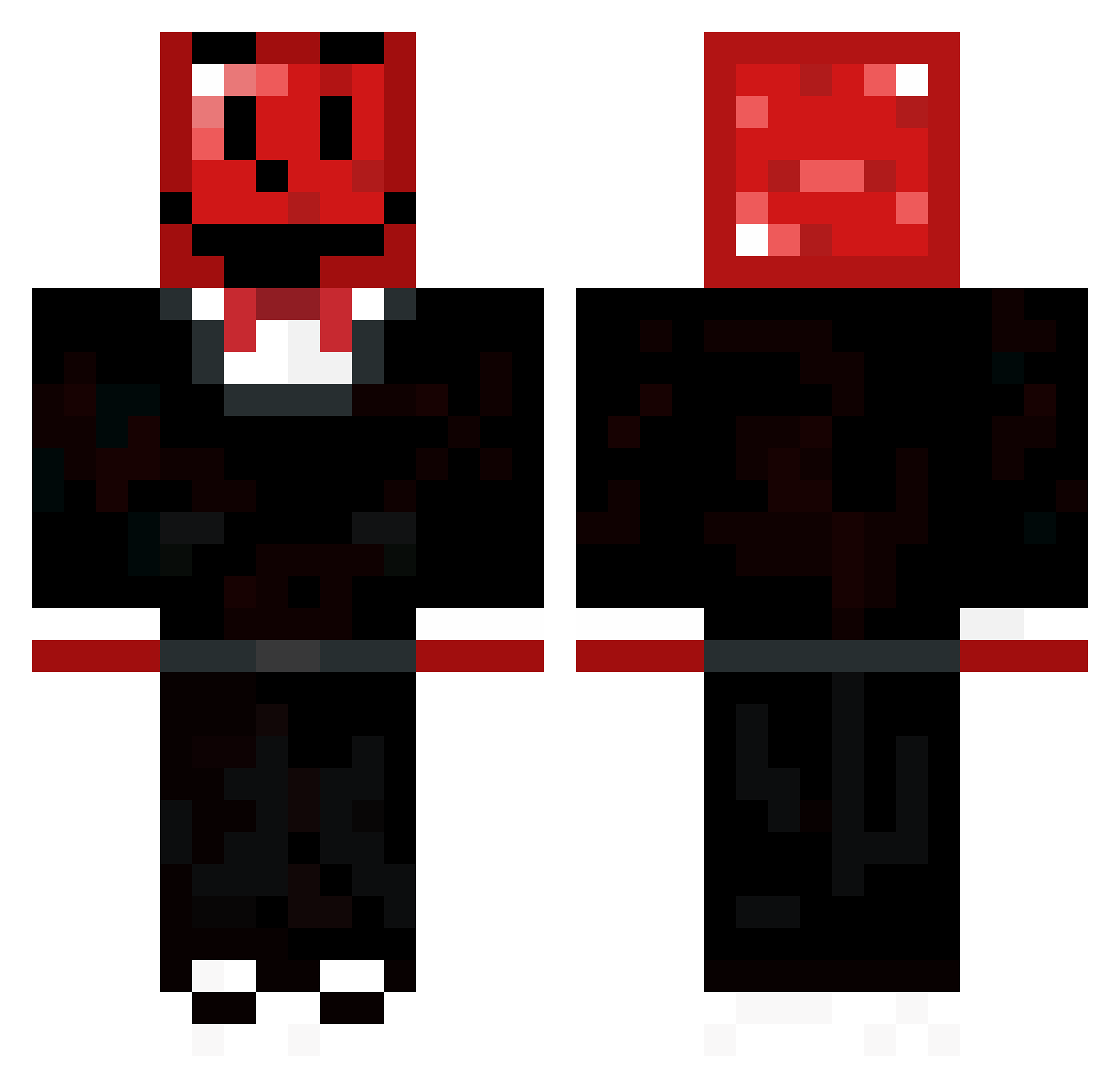 bigsimaxad3n Minecraft skin, front and back view
