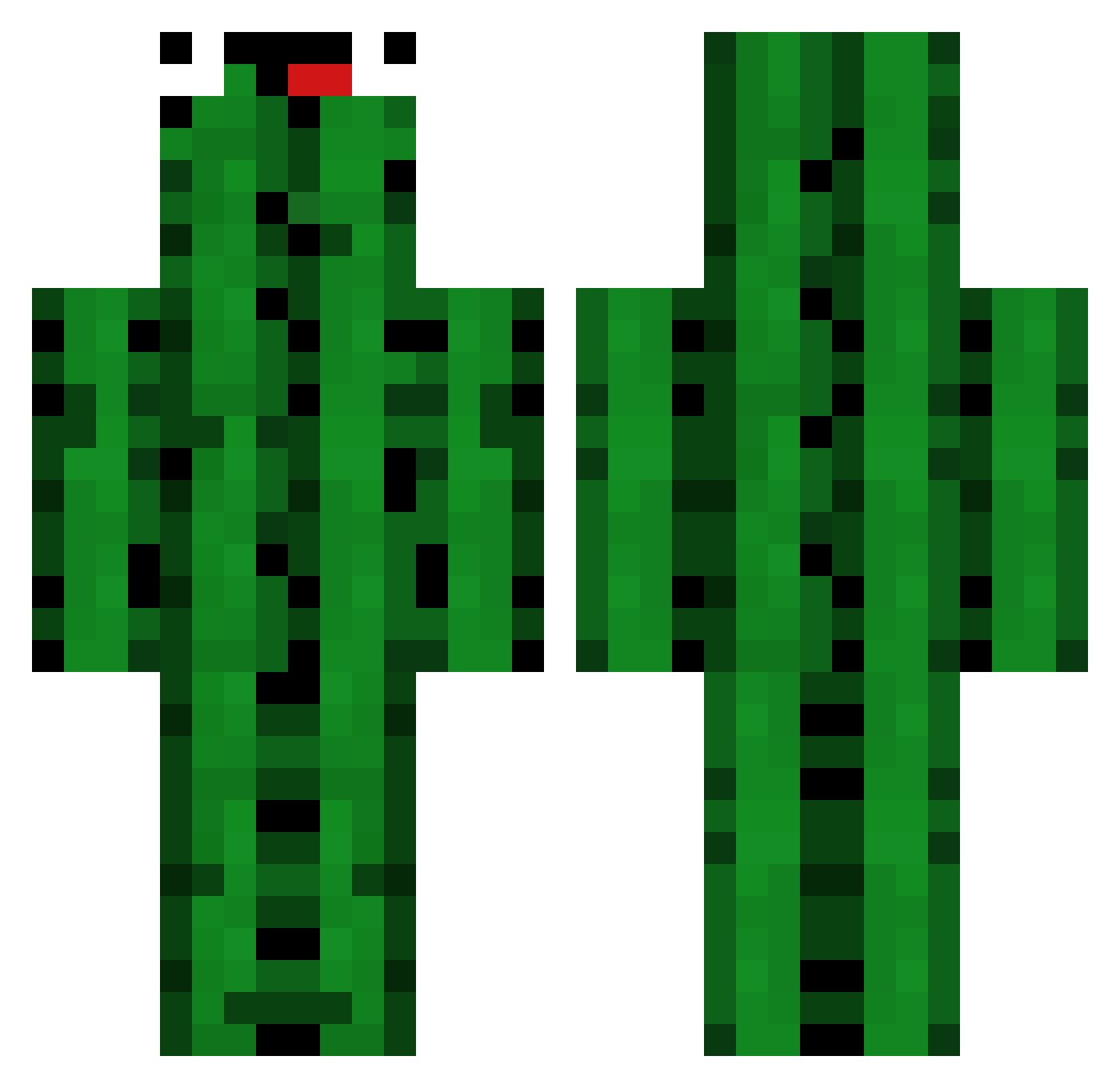 artureziuks Minecraft skin, front and back view