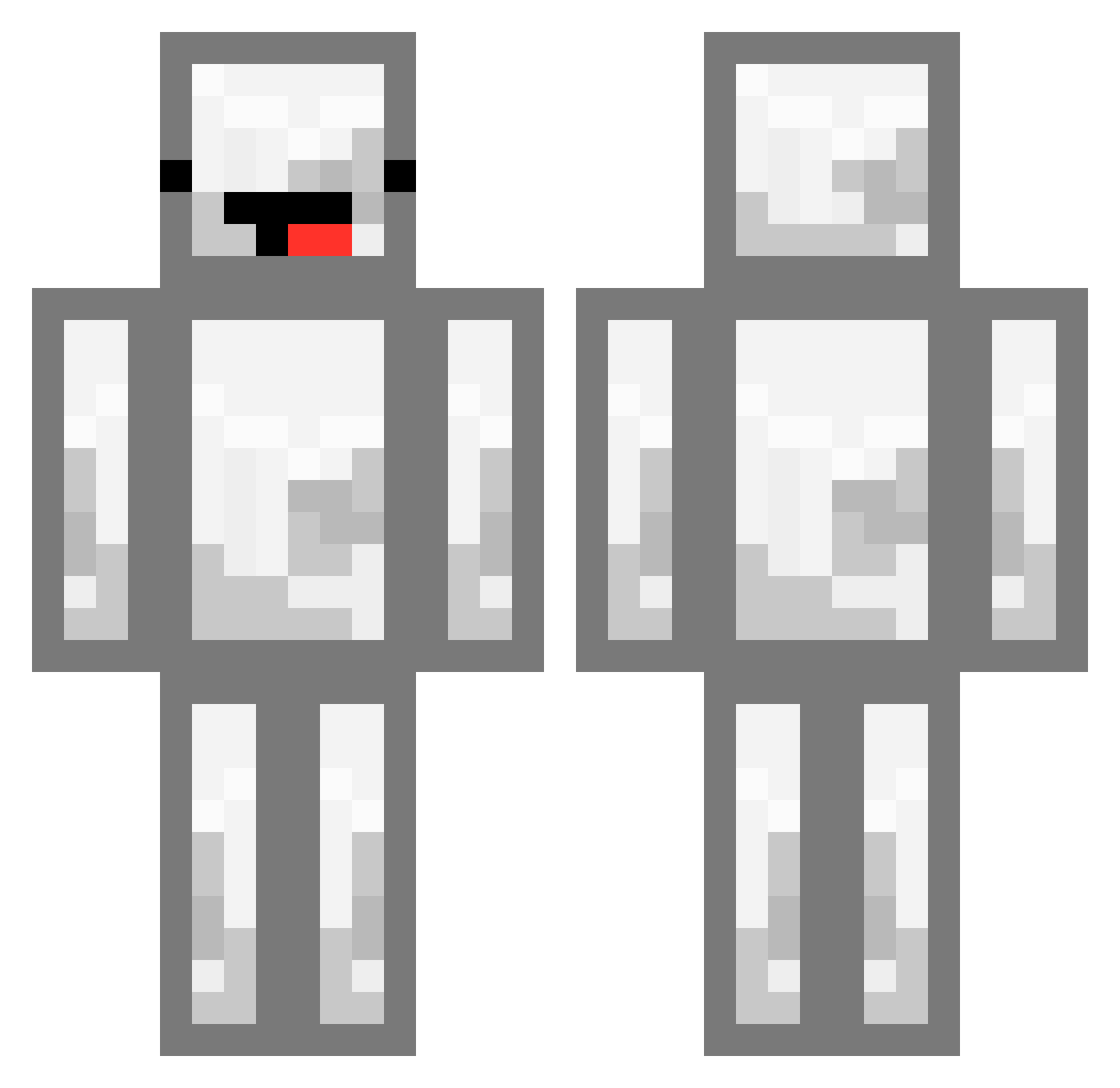 willig00 Minecraft skin, front and back view