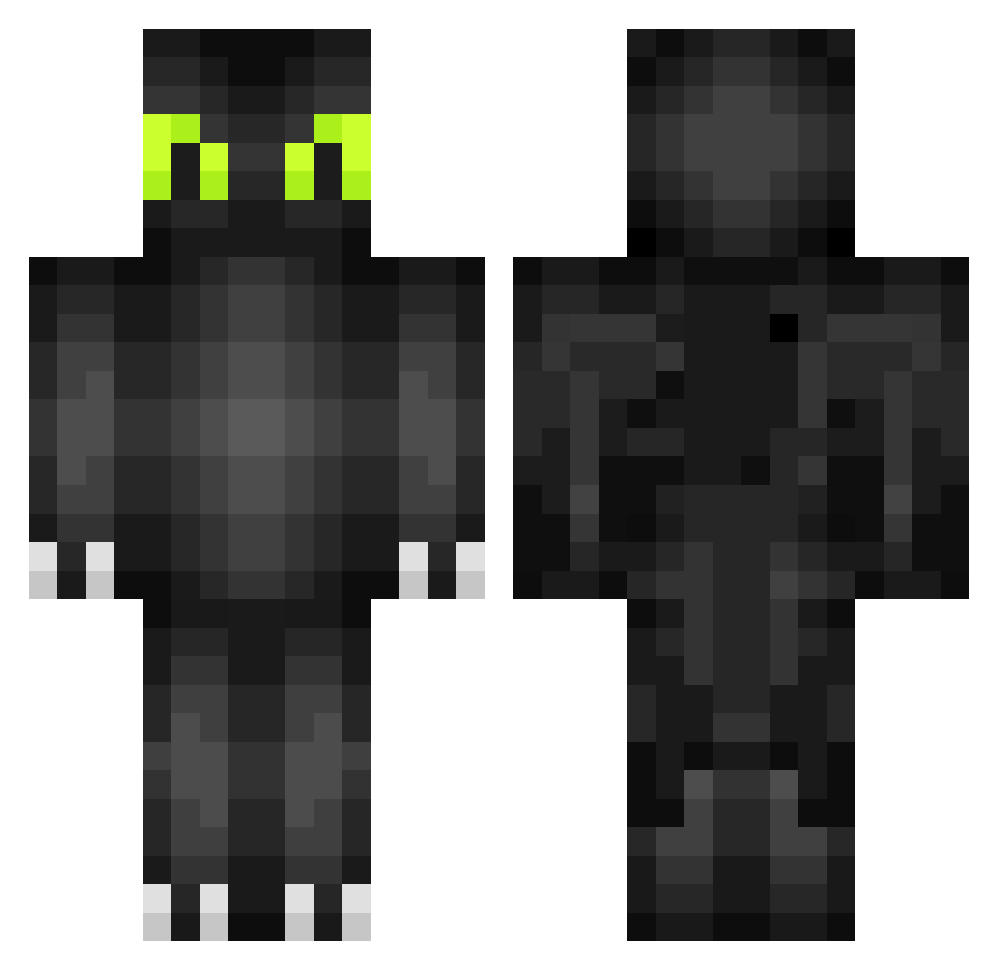 luizbisome1 Minecraft skin, front and back view