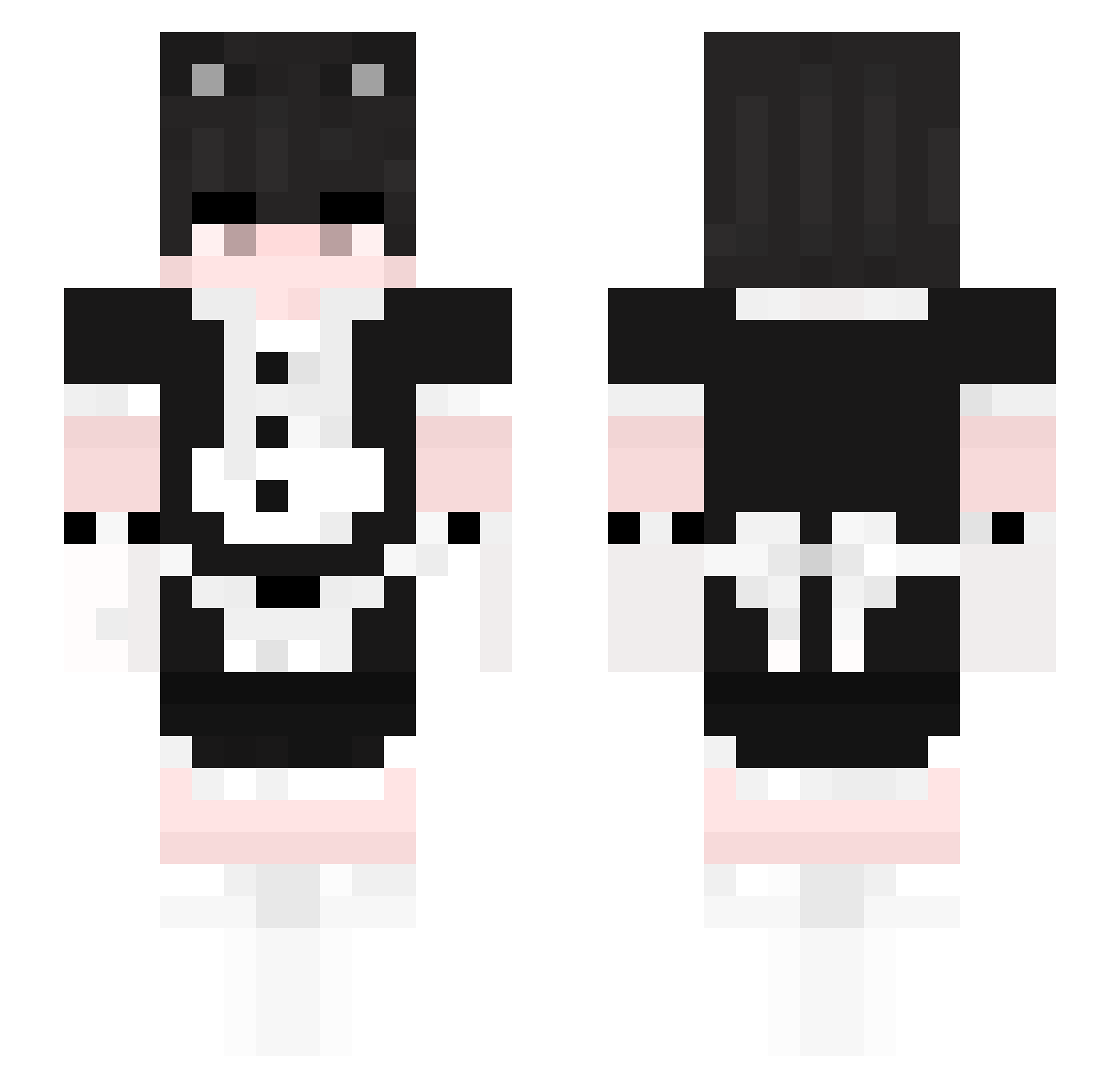 AlexLexC Minecraft skin, front and back view