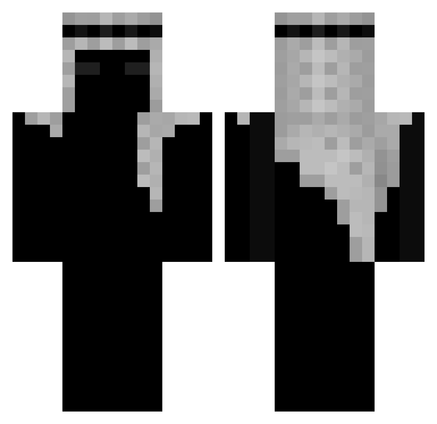 iphone4430 Minecraft skin, front and back view