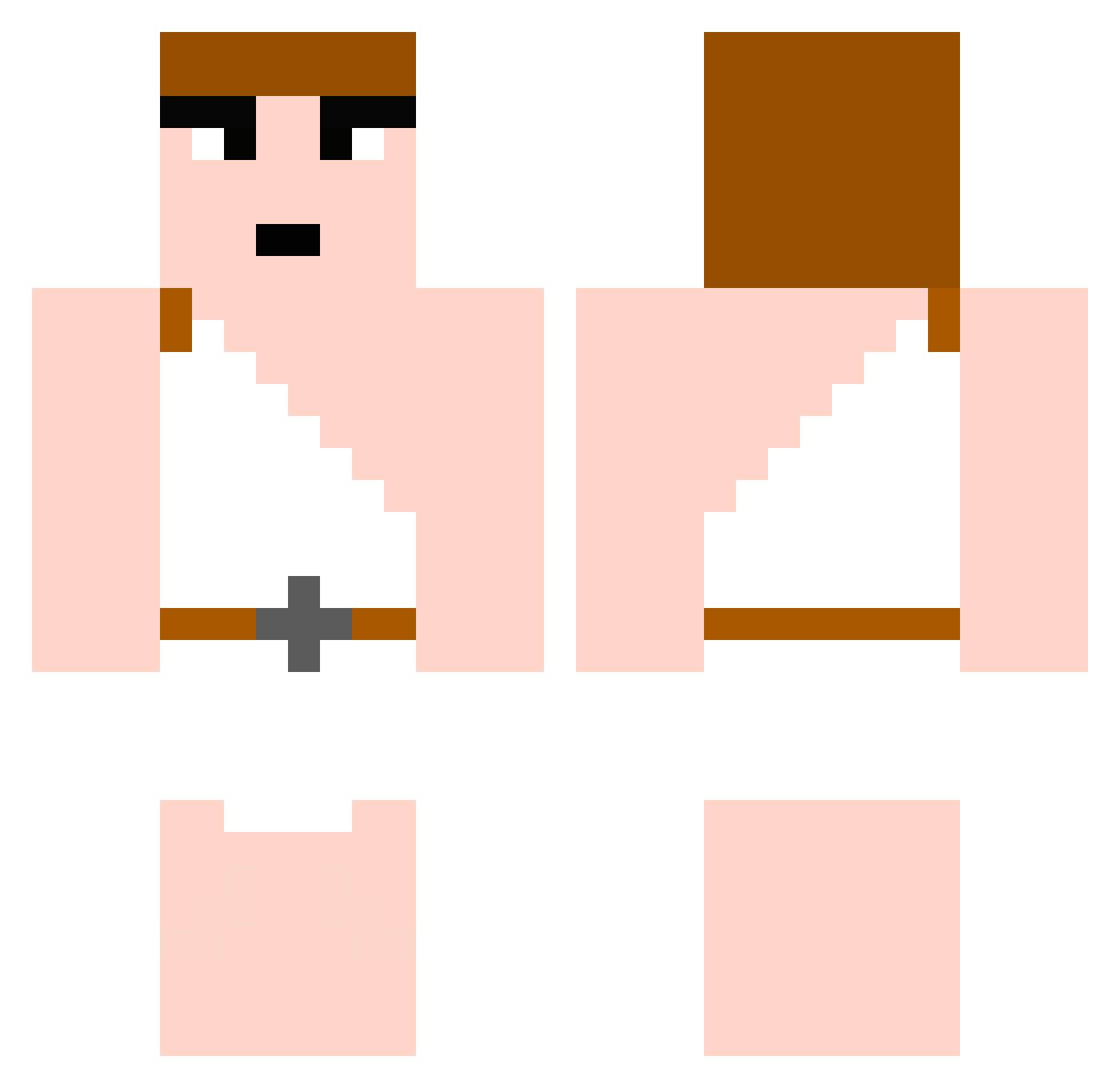 zorka06 Minecraft skin, front and back view