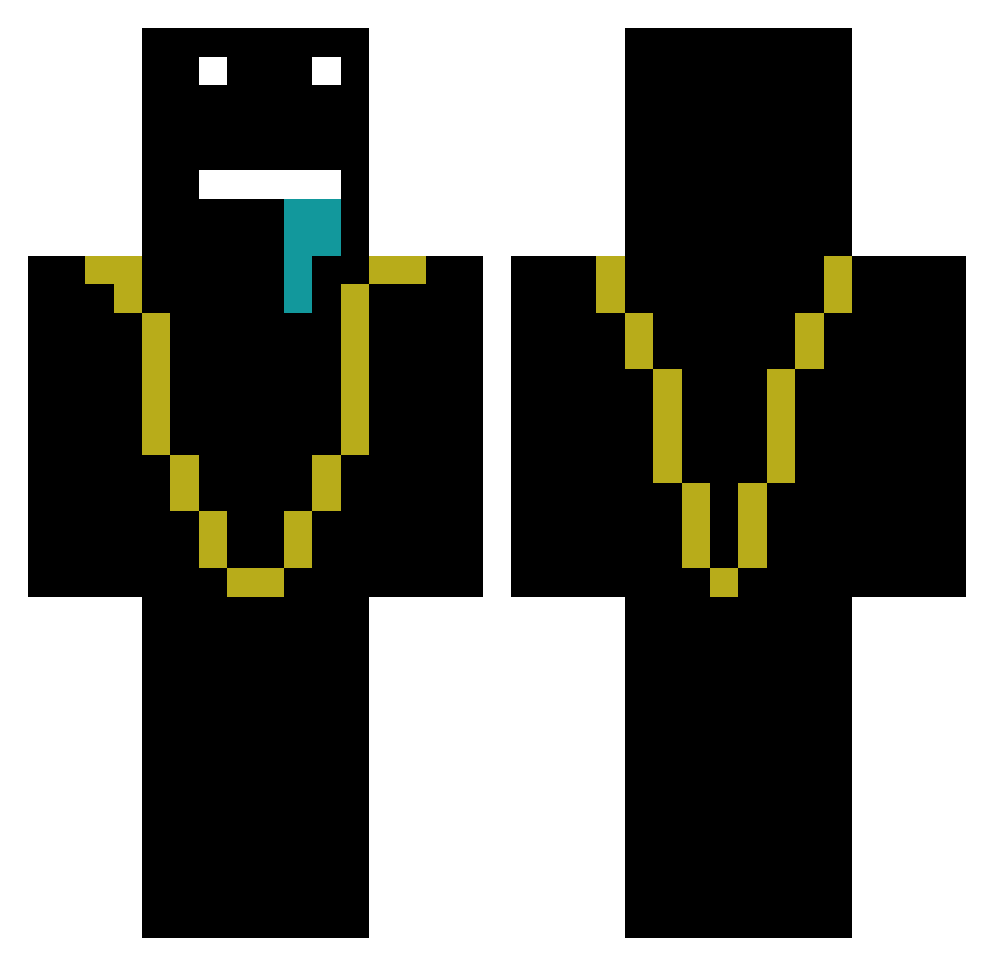 randomguy69 Minecraft skin, front and back view