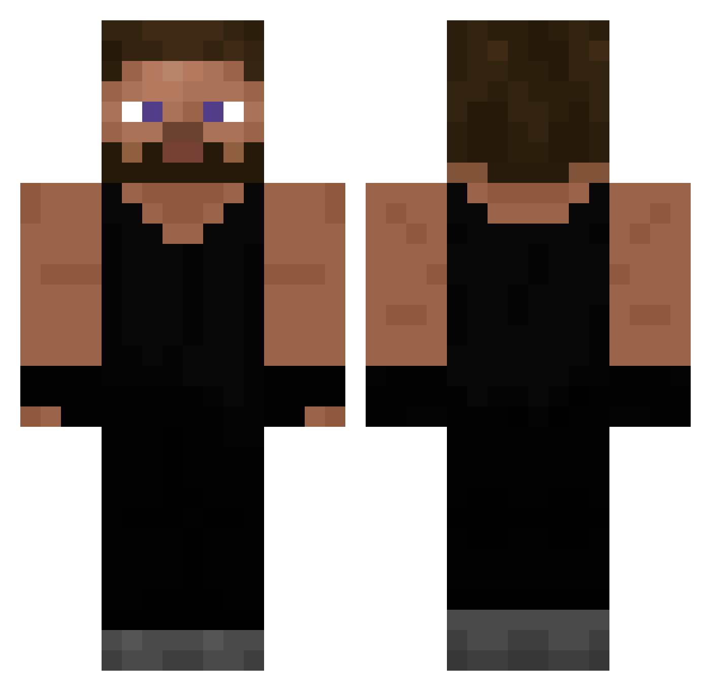 yuvalprogg12 Minecraft skin, front and back view