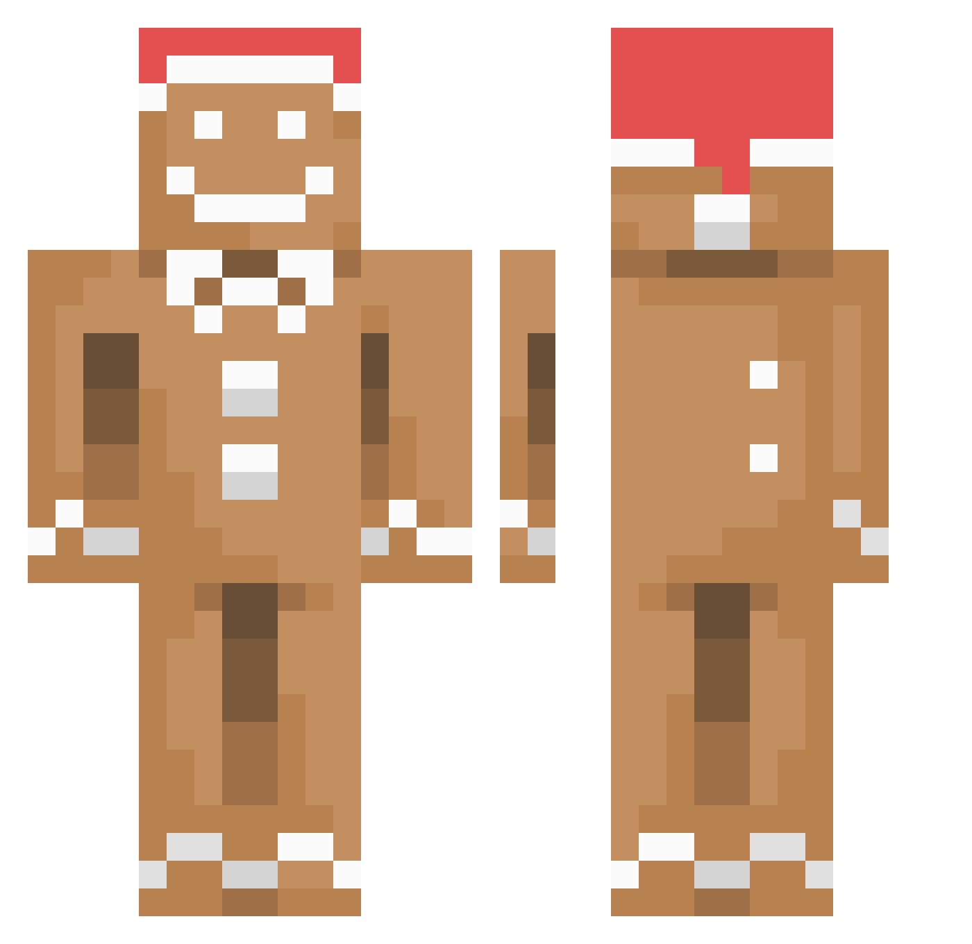 TbsvonKnobs Minecraft skin, front and back view