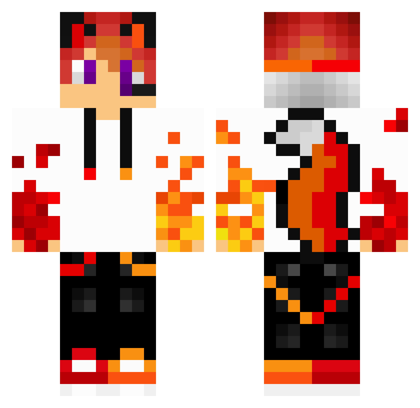 tacoman0077 Minecraft skin, front and back view
