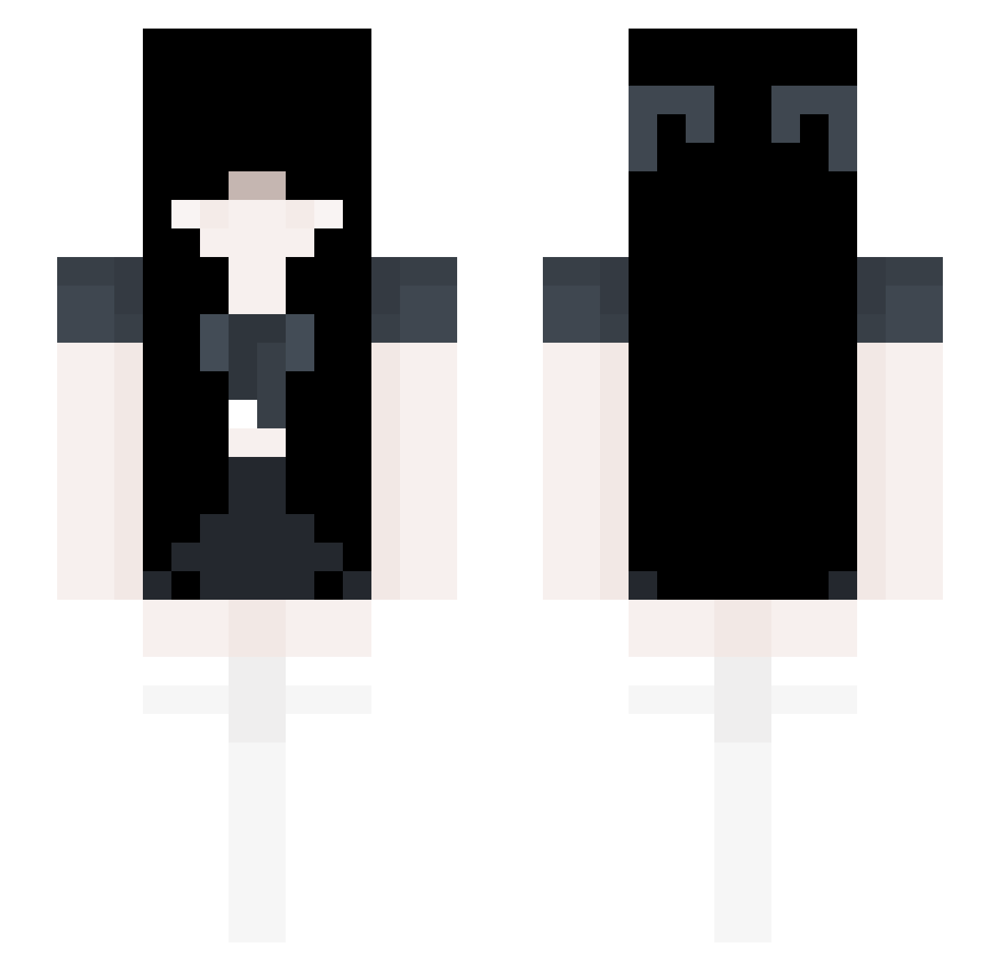 SoftwareUpdating Minecraft skin, front and back view