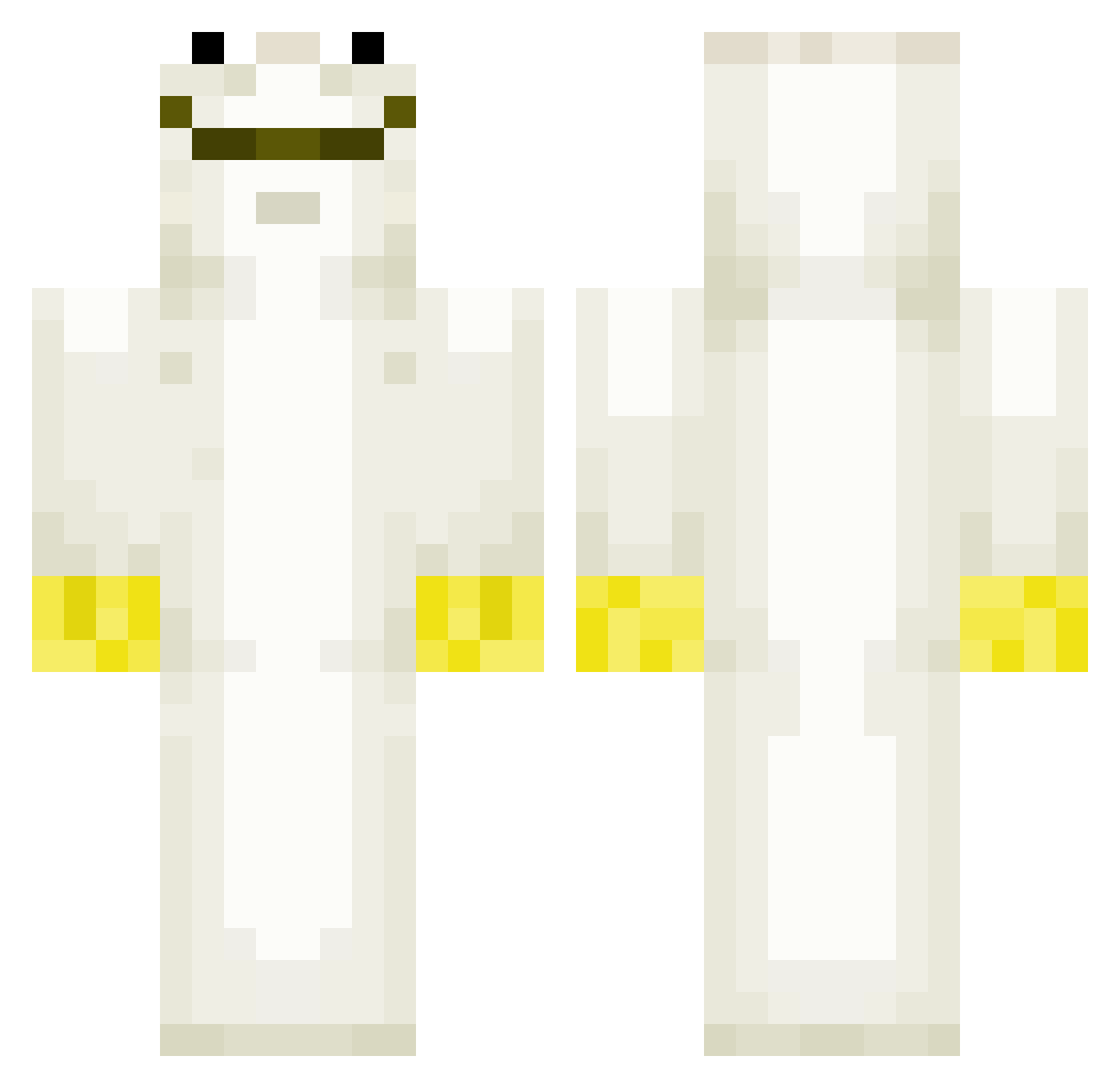 uTorrent_ Minecraft skin, front and back view