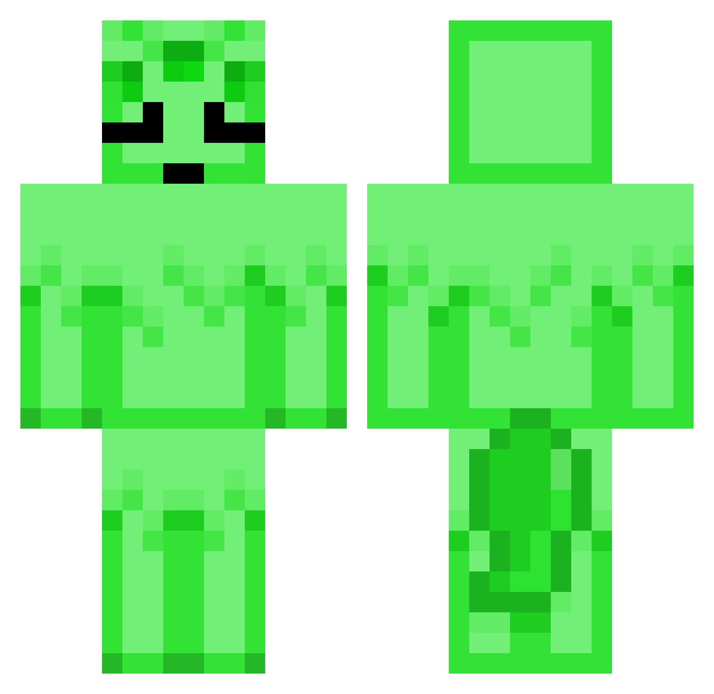WreckitRalphTK Minecraft skin, front and back view