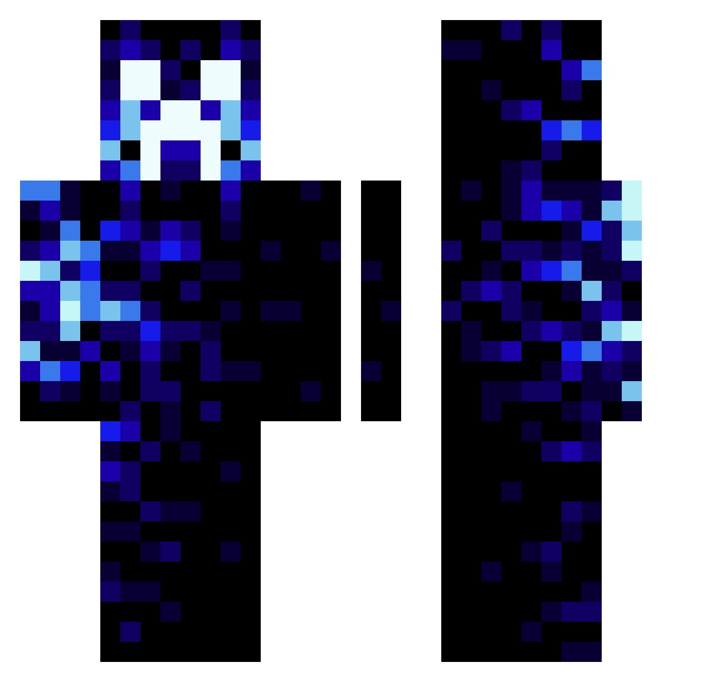 whurzy2713798217 Minecraft skin, front and back view