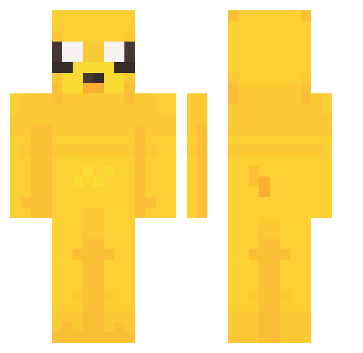 Chiikawa0423 Minecraft skin, front and back view