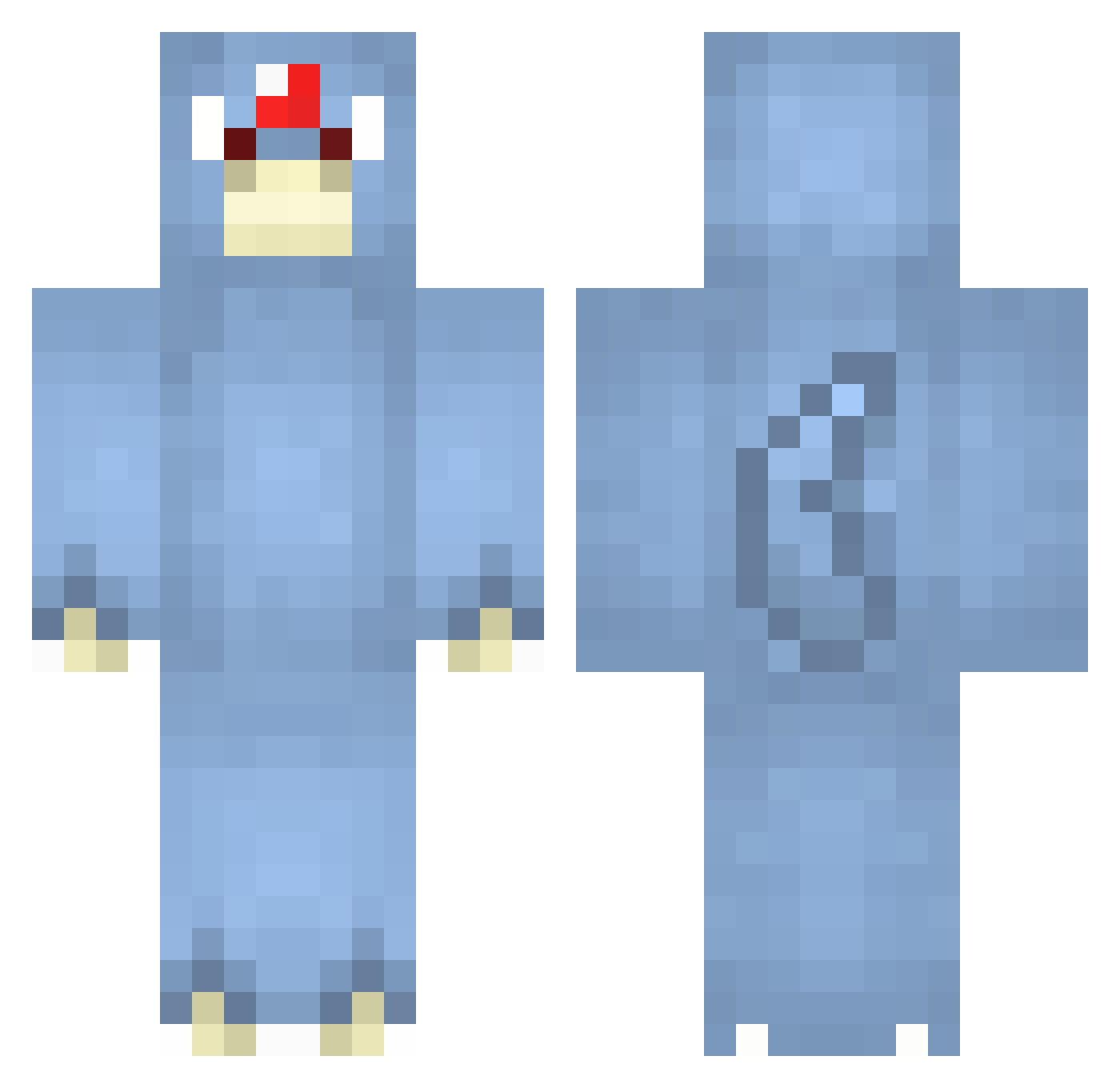 Mega_Entoron Minecraft skin, front and back view