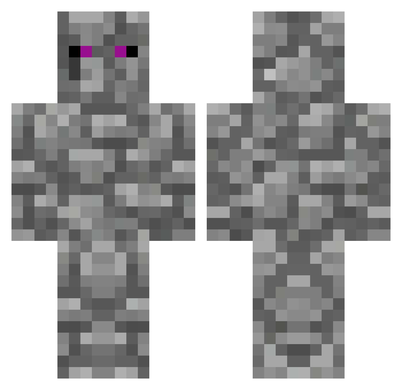 szyrszyl Minecraft skin, front and back view