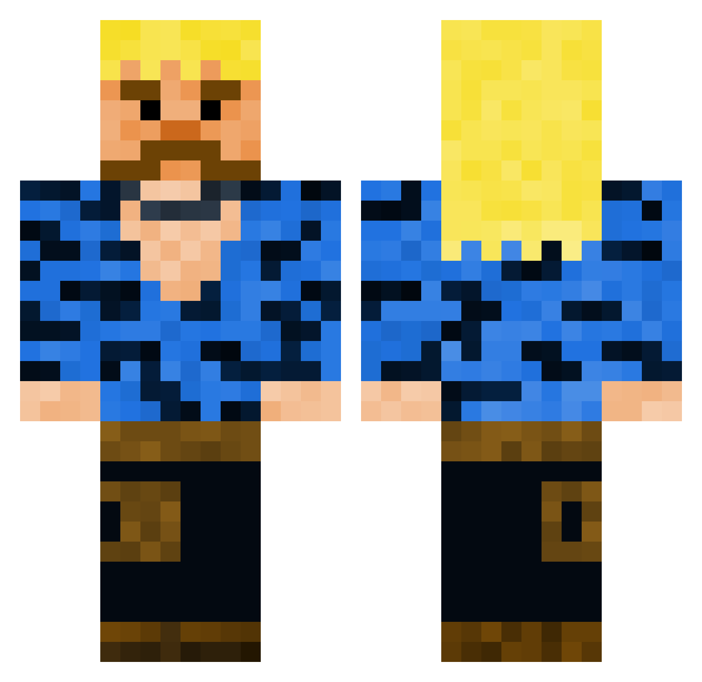 dan15bkr - tiger king Minecraft skin
