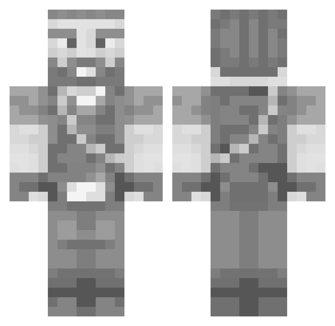 MonkeyKingman24 Minecraft skin, front and back view