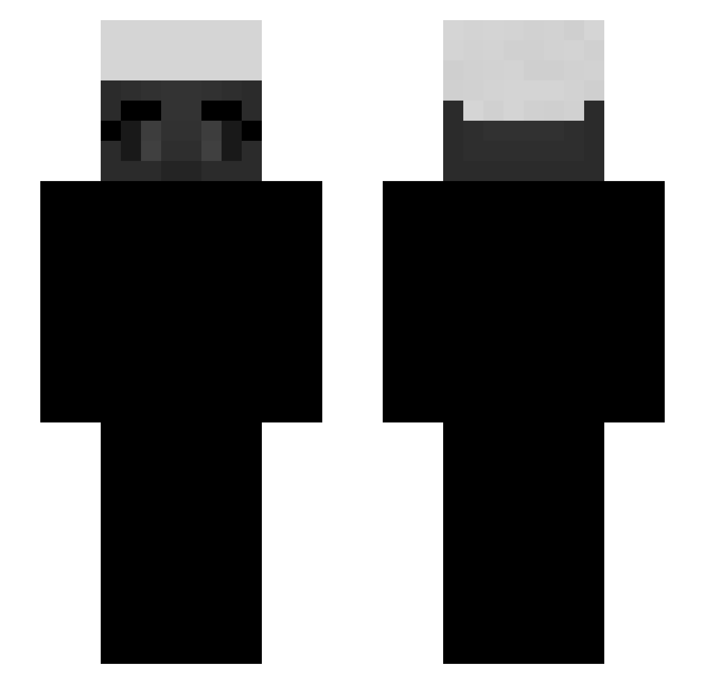 VERNGRYPH Minecraft skin, front and back view
