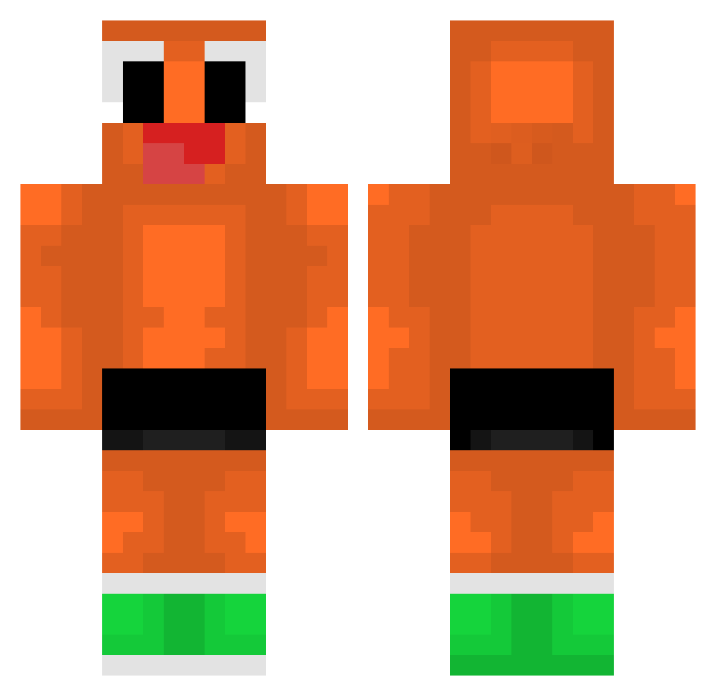 blockytuba97099 Minecraft skin, front and back view