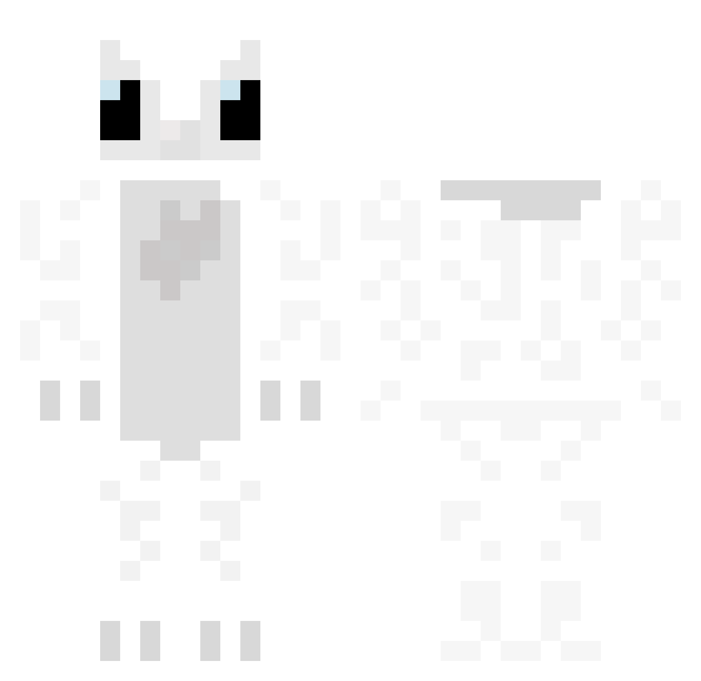 dEeGeEaRe Minecraft skin, front and back view