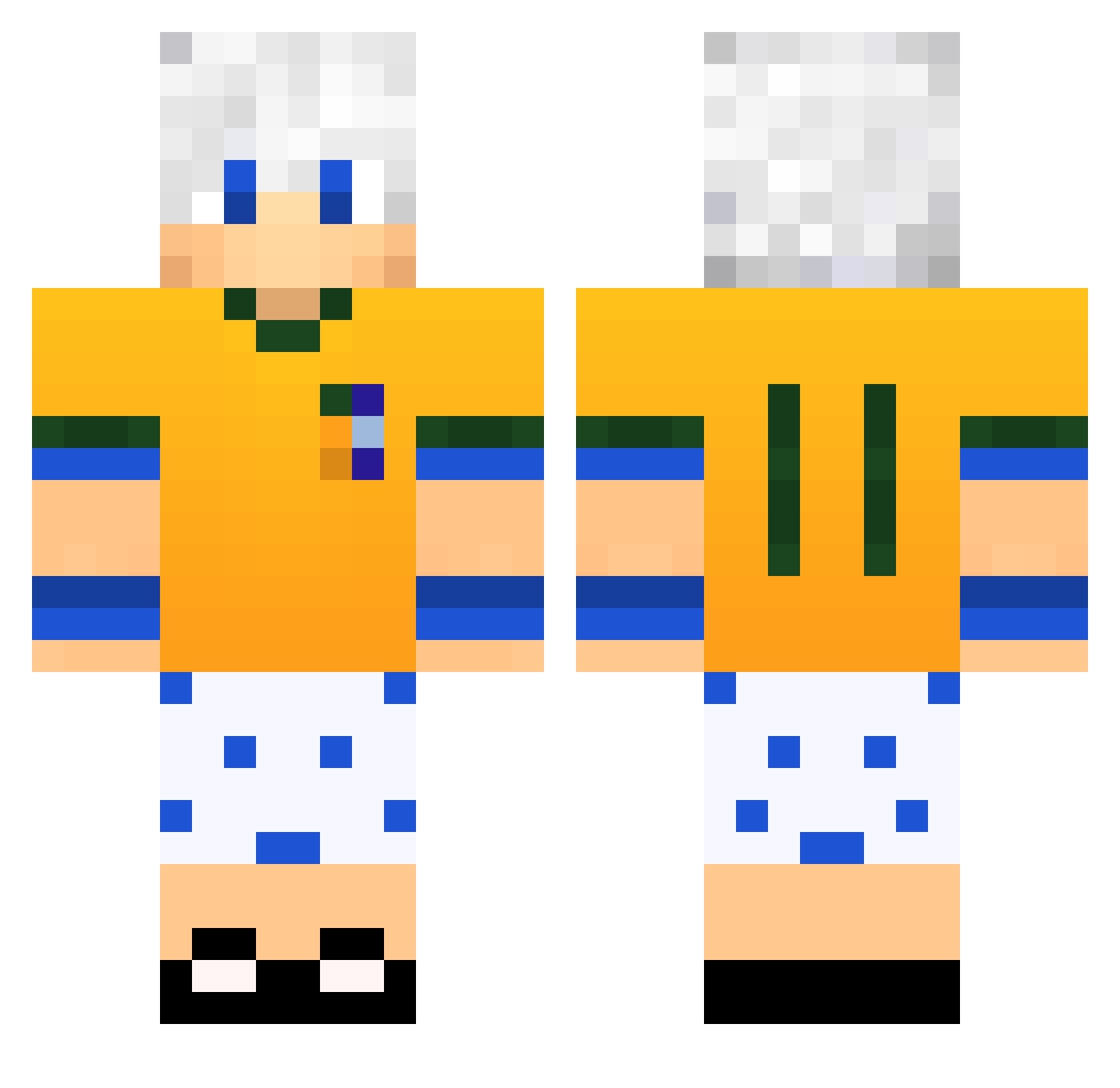 euBalada_ Minecraft skin, front and back view
