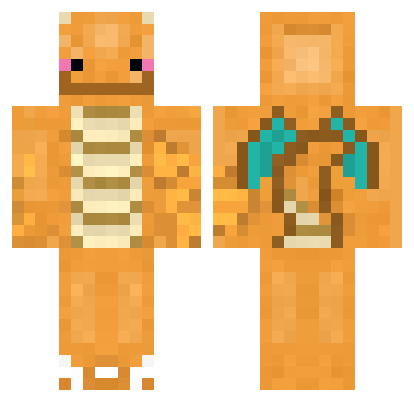 yjs0718 Minecraft skin, front and back view