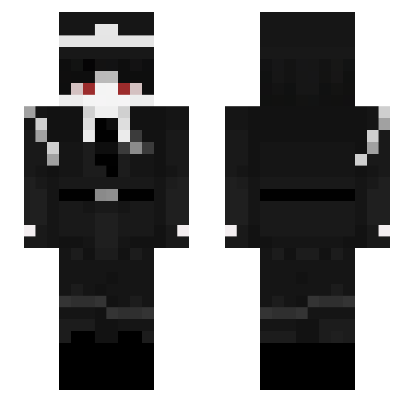 Ice_Nadtapat Minecraft skin, front and back view