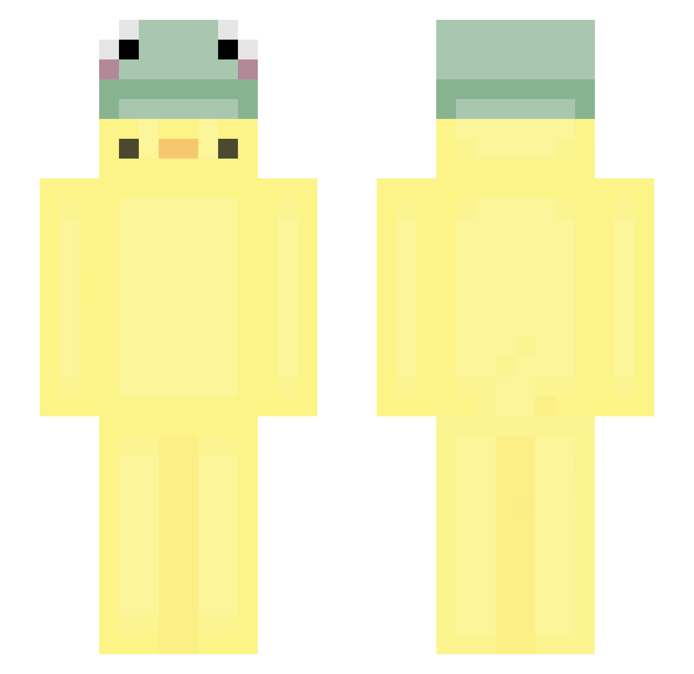 ammamaria Minecraft skin, front and back view