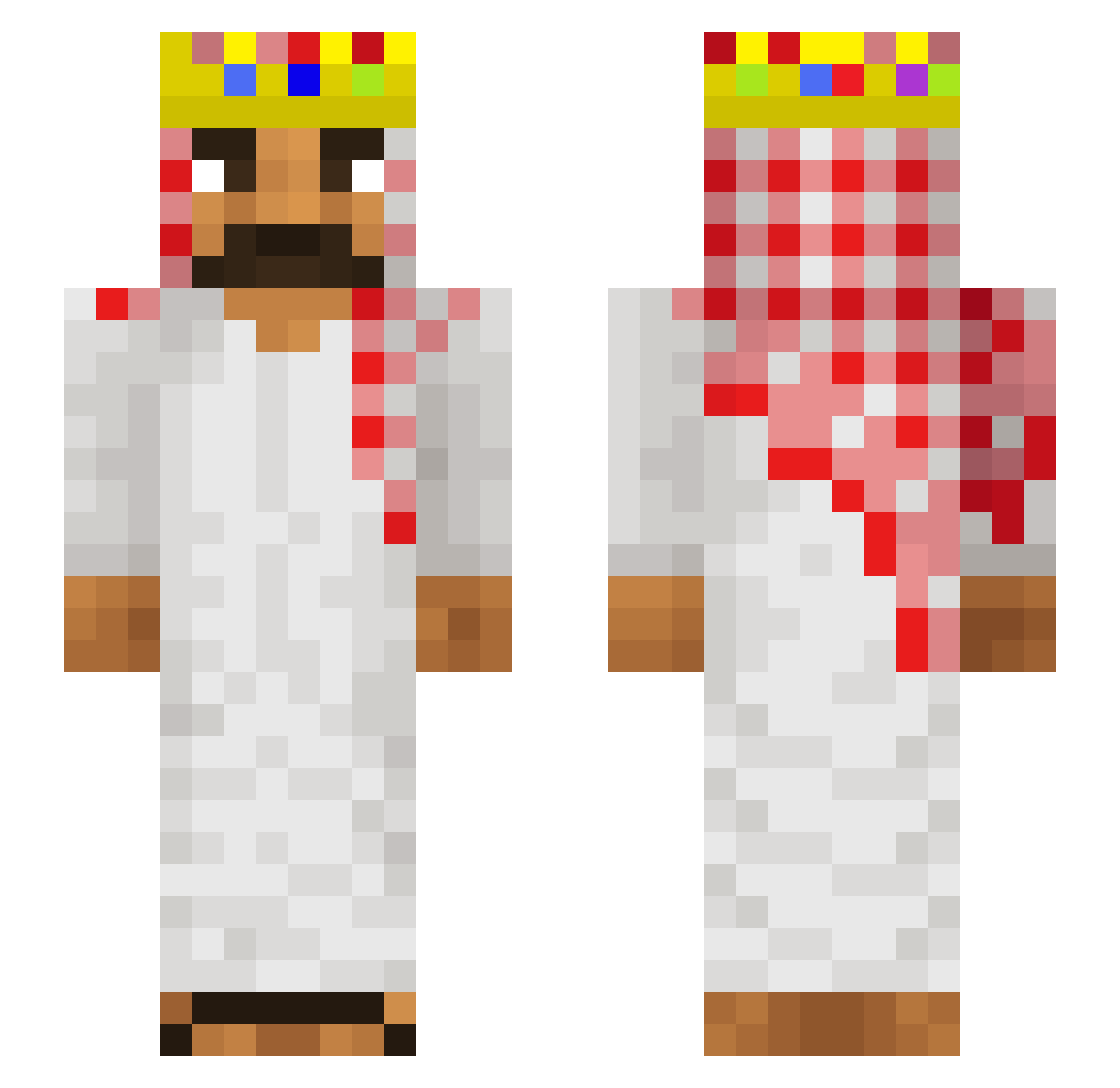 GmrHabibi_ Minecraft skin, front and back view