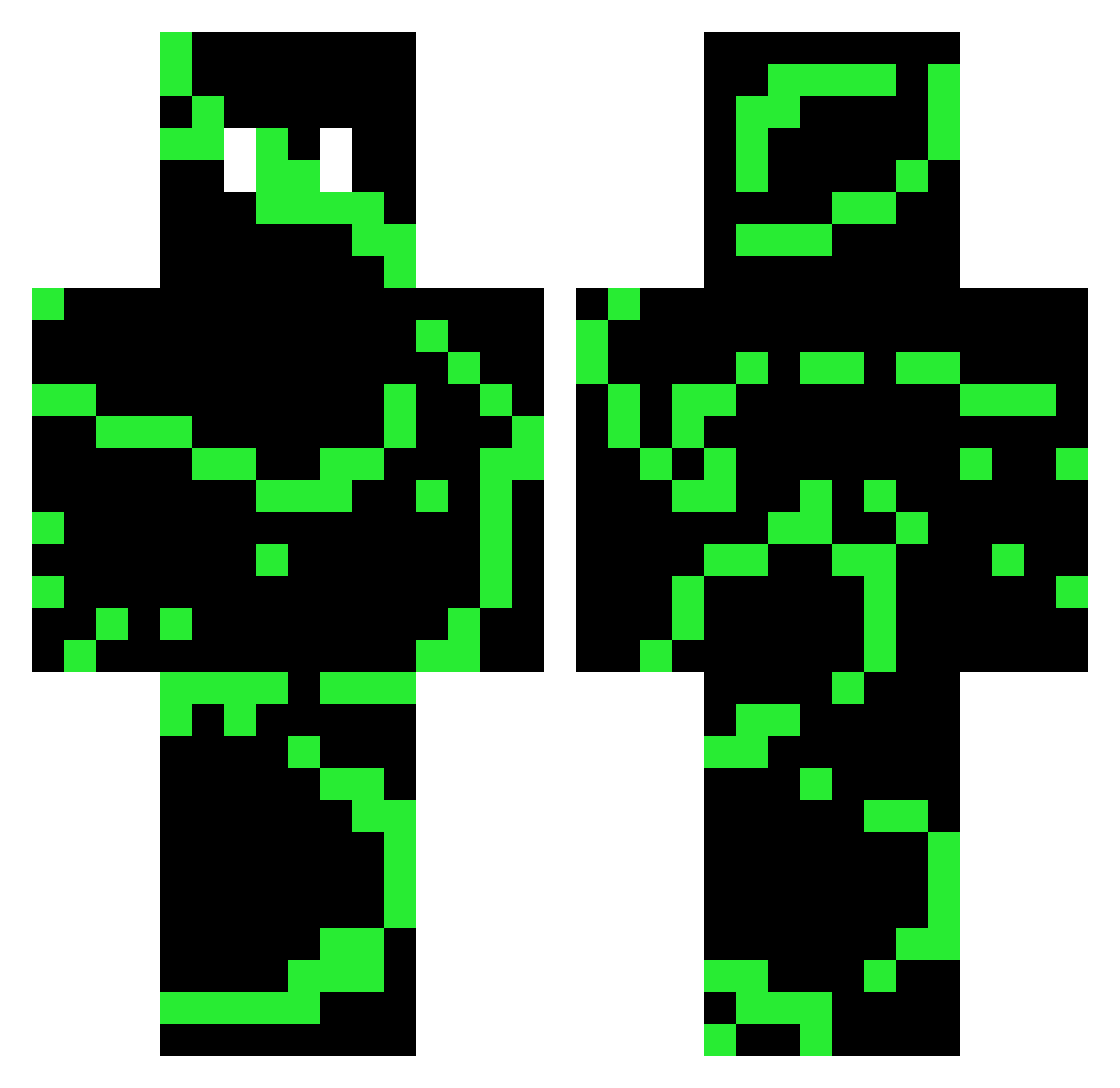 THE_LORD_LOGAN Minecraft skin, front and back view