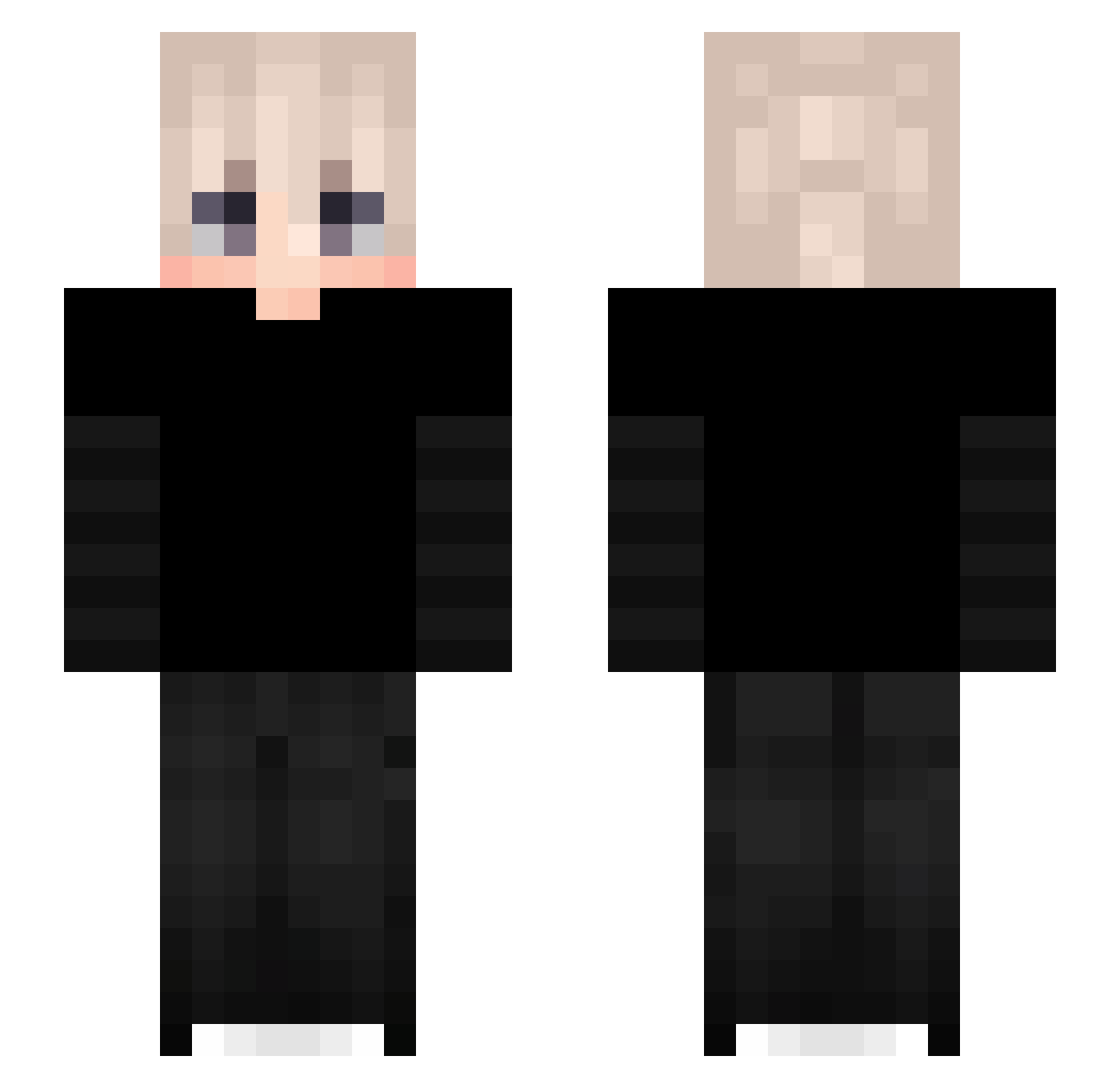 The_Capitano Minecraft skin, front and back view
