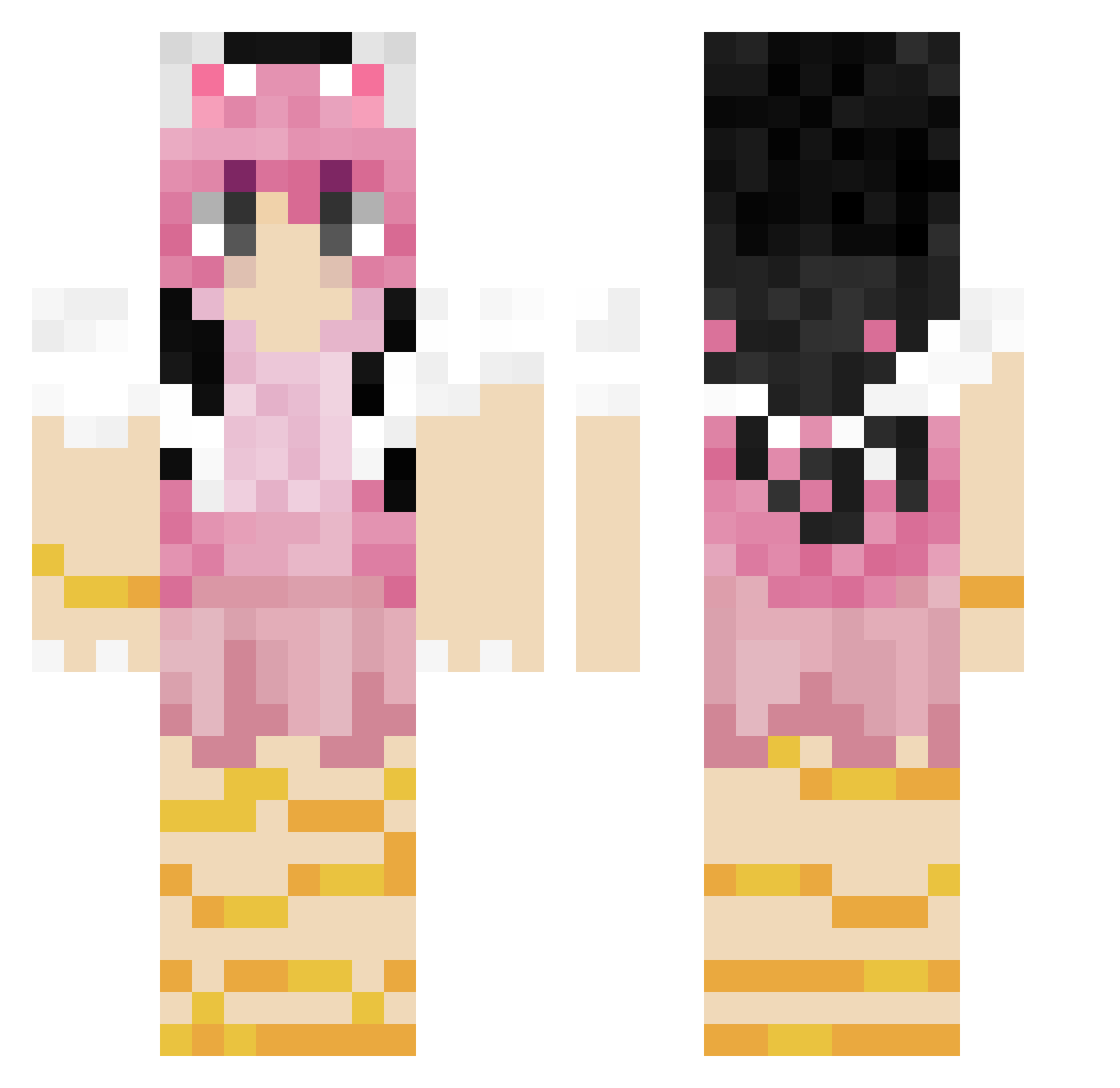 kadymay1260 Minecraft skin, front and back view