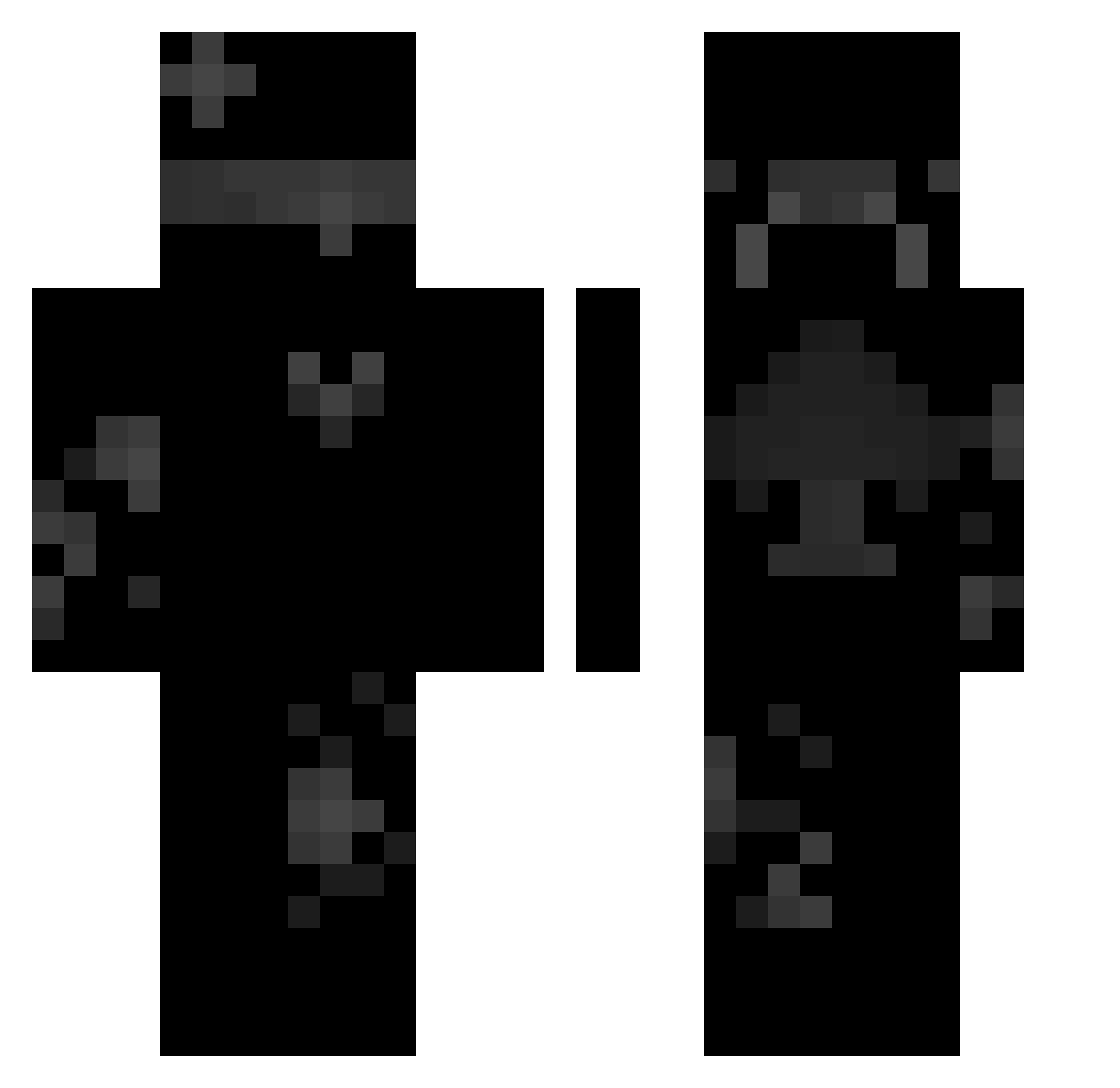 emirayth Minecraft skin, front and back view