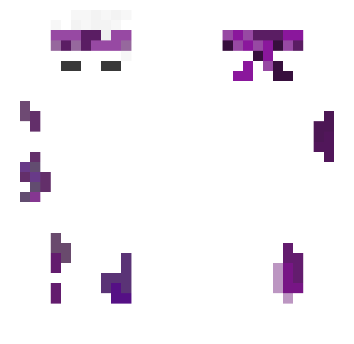 shade0n Minecraft skin, front and back view