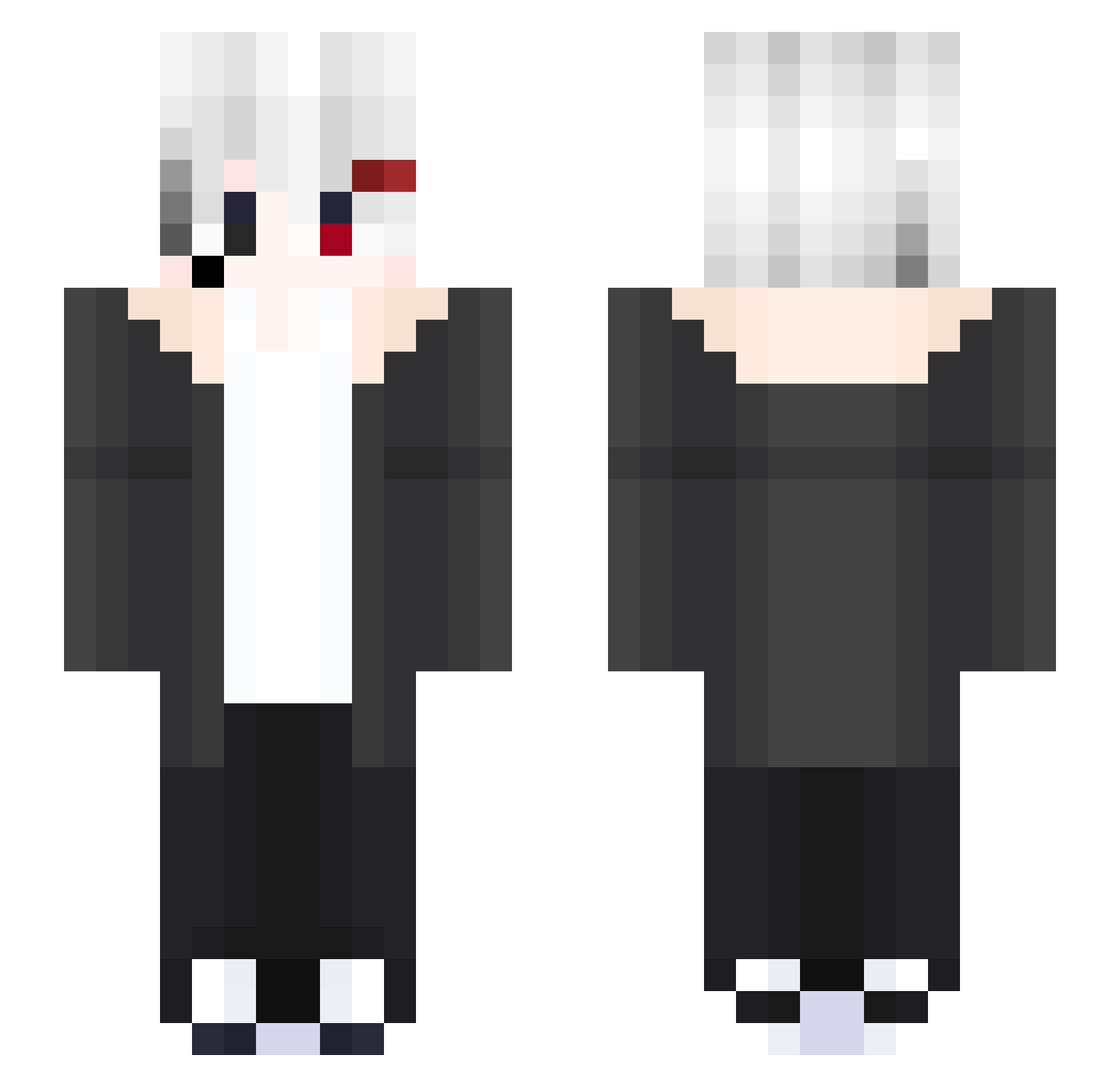PPoopNaJa Minecraft skin, front and back view