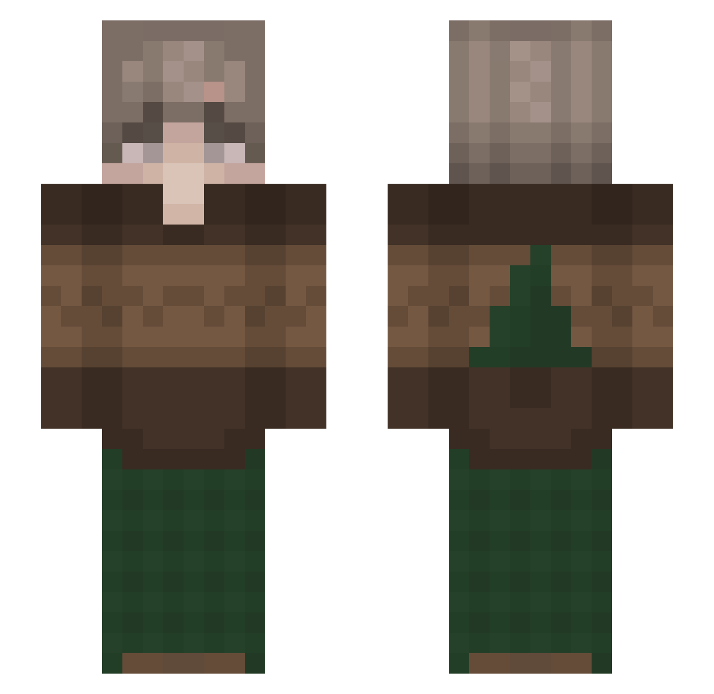 xo_andrwww Minecraft skin, front and back view
