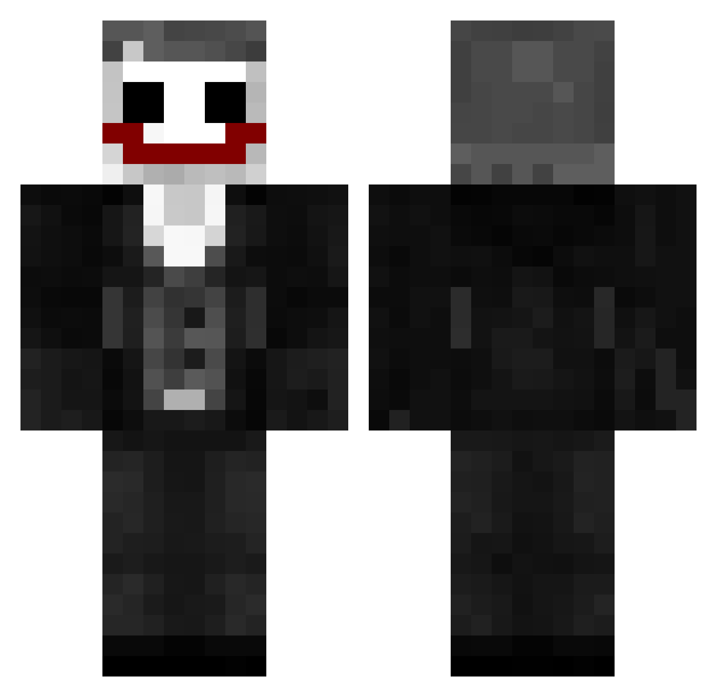 soyejun Minecraft skin, front and back view