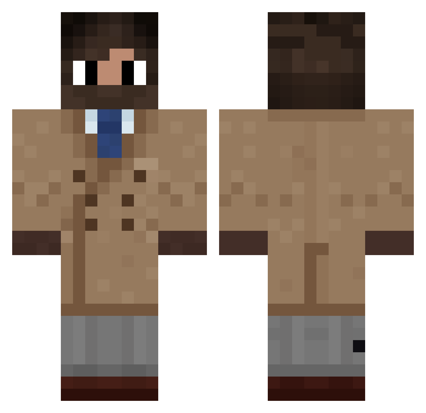 Duolingooo0 Minecraft skin, front and back view