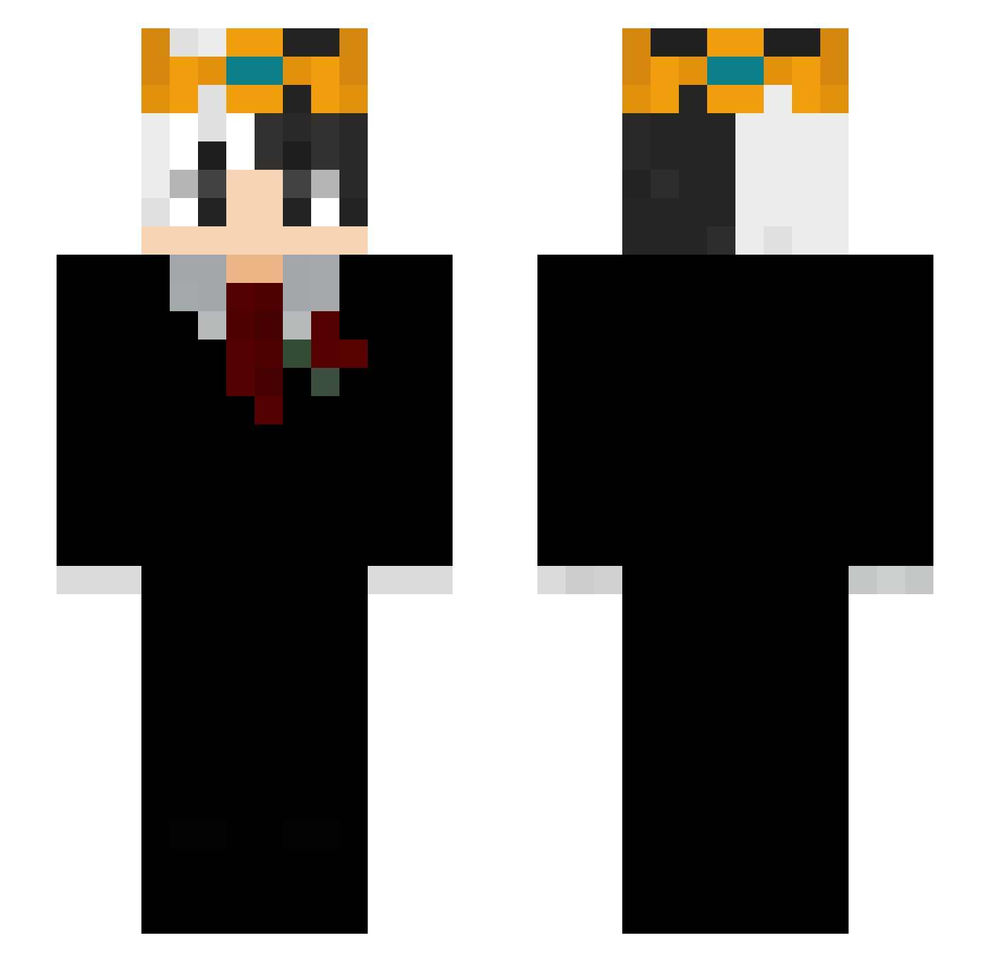 sbfengling Minecraft skin, front and back view