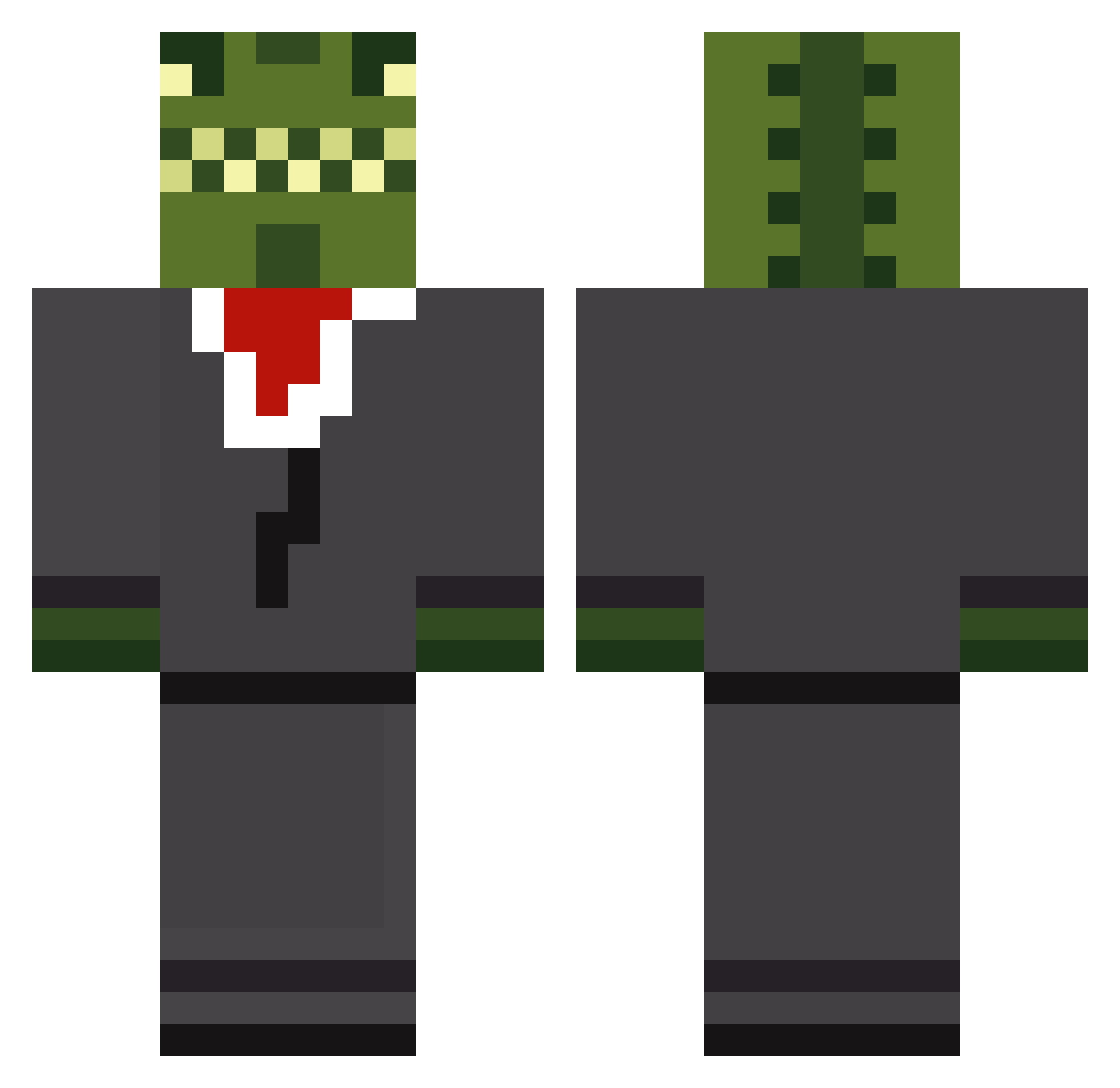 Zekoy__48 Minecraft skin, front and back view