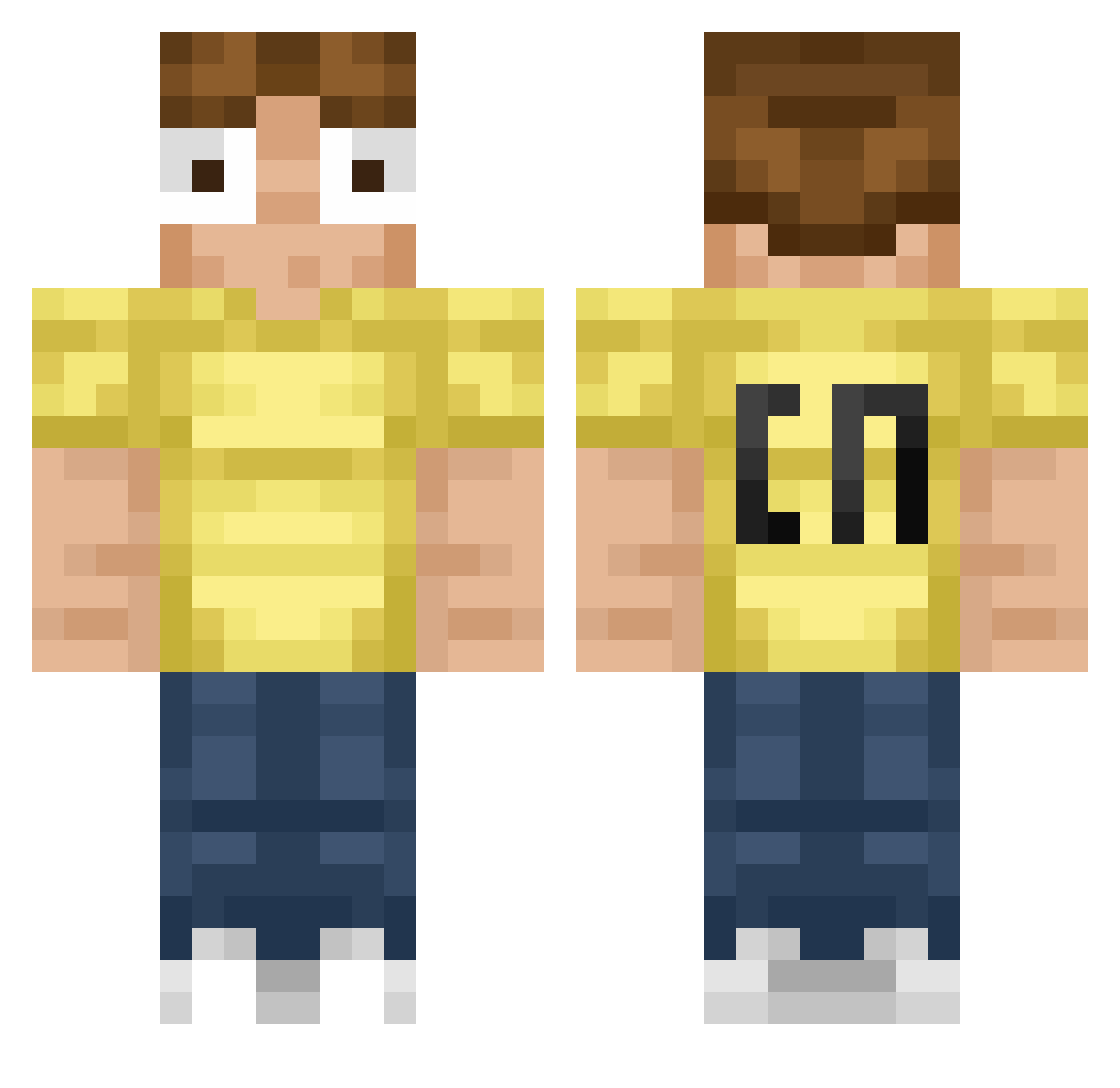 Marrow_431 Minecraft skin, front and back view
