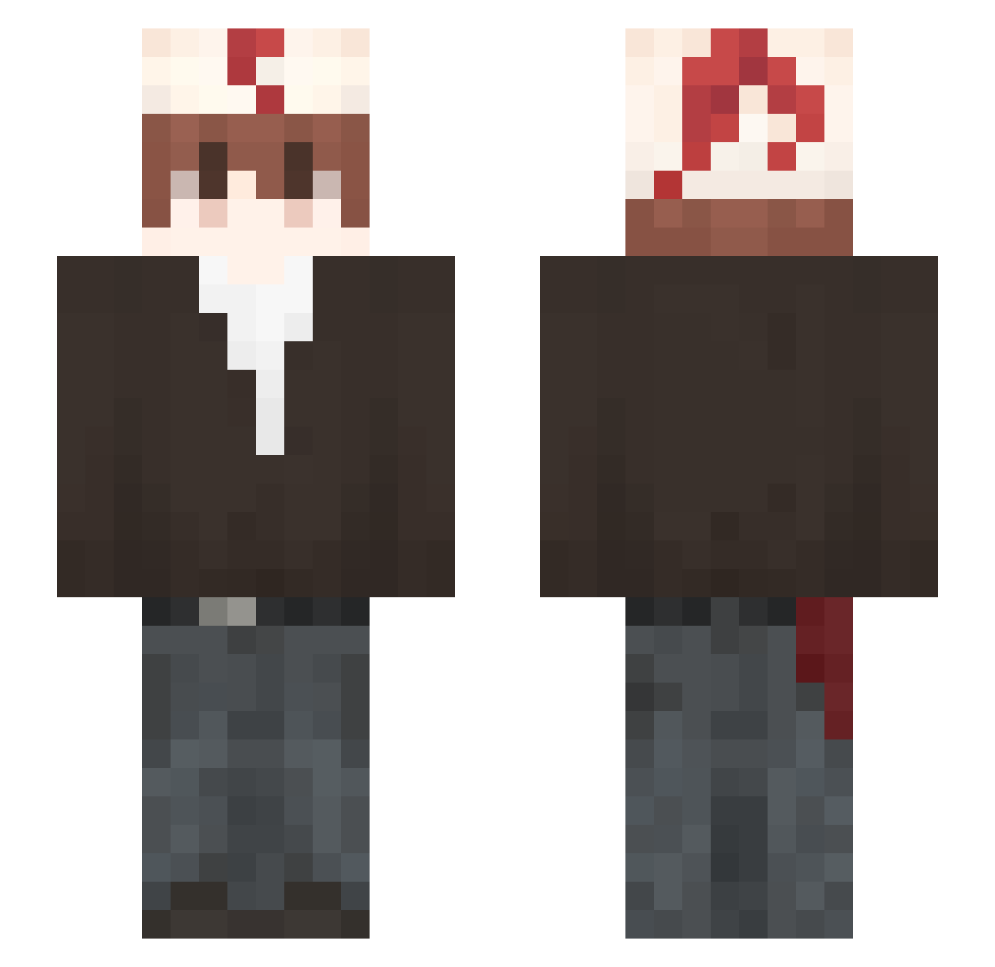 khoats Minecraft skin, front and back view