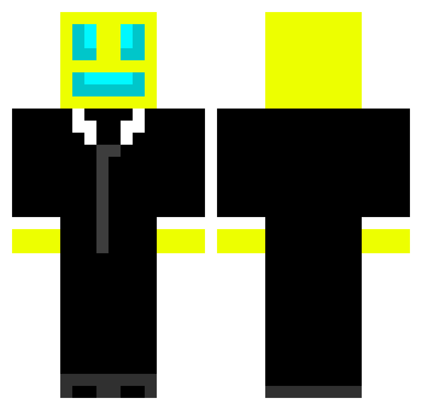 kermitsuc1de - geometry dash Minecraft skin