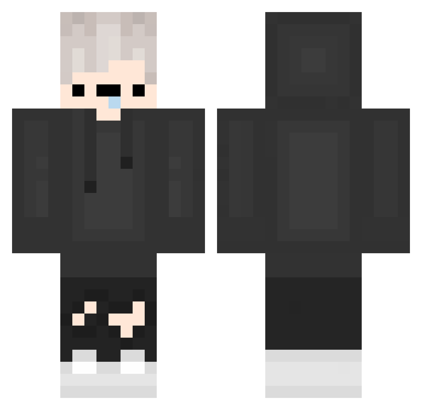 SkwD_Zap3 Minecraft skin, front and back view