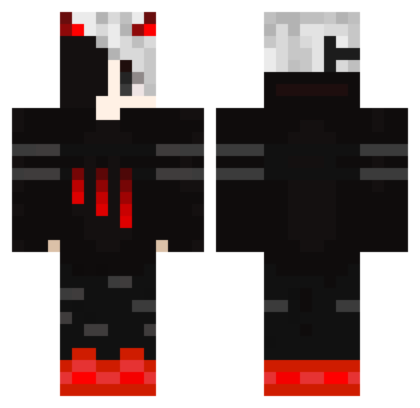 TheZombie_ Minecraft skin, front and back view