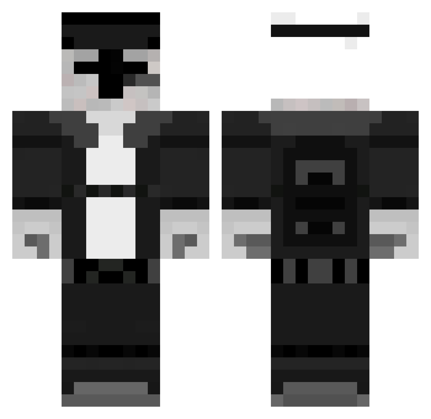 tender_UWU Minecraft skin, front and back view