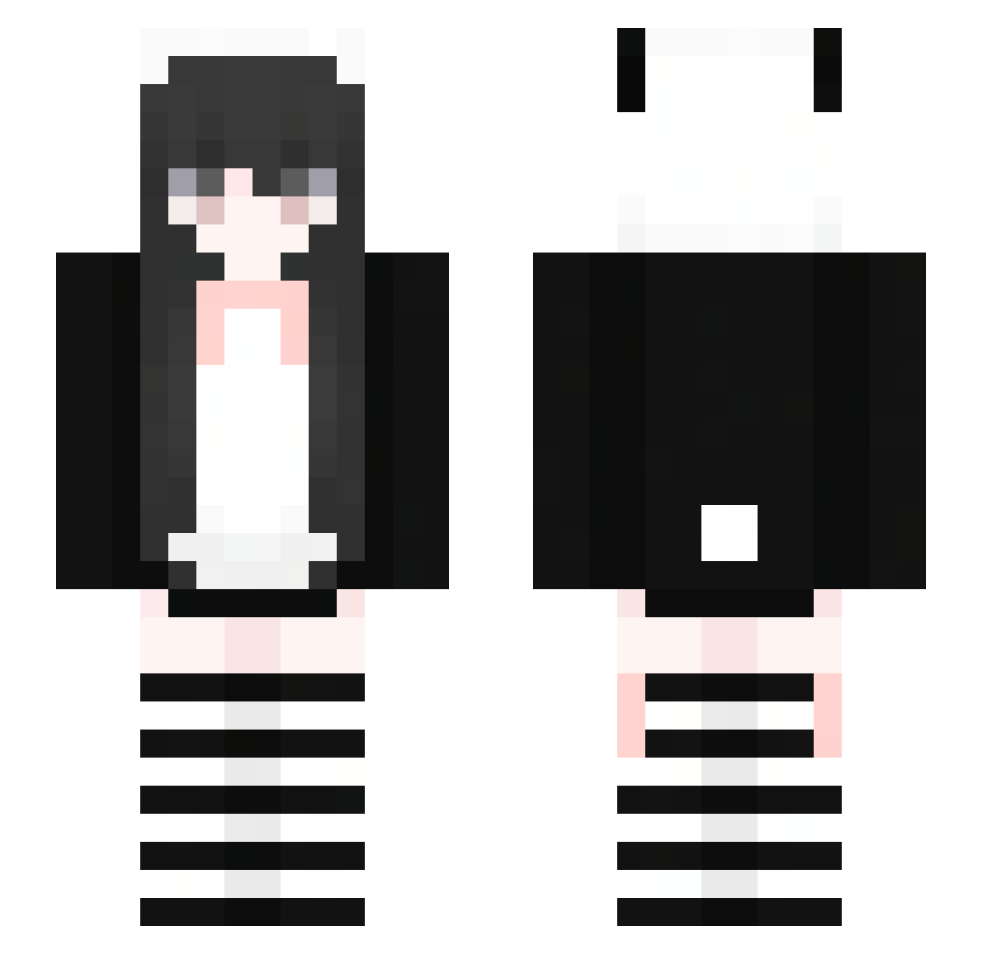 zelda123123123 Minecraft skin, front and back view