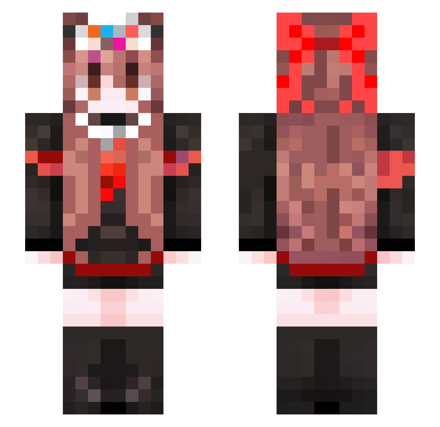 MoYun_CN Minecraft skin, front and back view